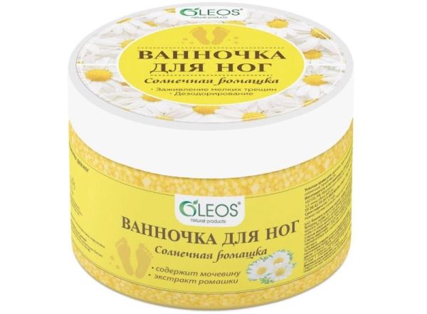 Ванночка для ног Солнечная ромашка Oleos 220г фотография